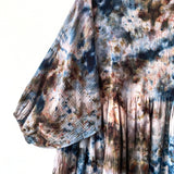 Aurora mekko tuplaharsokangas musliini väljä malli kotimainen vastuullinen muoti 
