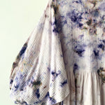 Aurora mekko tuplaharsokangas musliini väljä malli kotimainen vastuullinen muoti 
