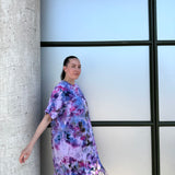 Model fringe dress