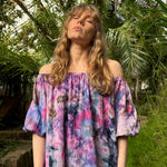 Hanimaa aida off shoulder lyhyt mekko monivärinen