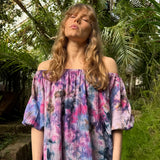 Hanimaa aida off shoulder lyhyt mekko monivärinen
