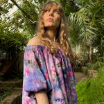Hanimaa off shoulder aida mekko lyhyt liila