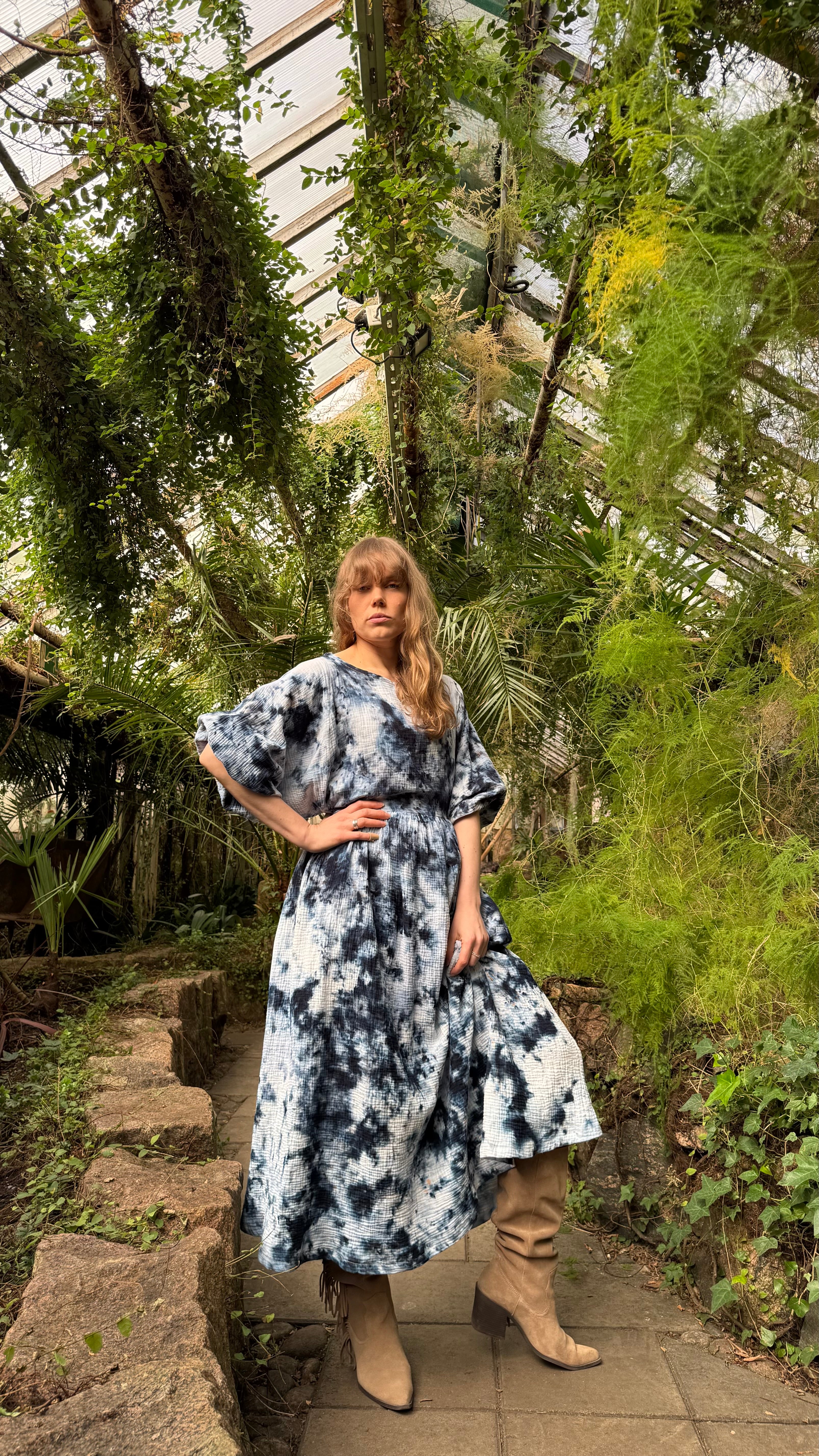 Hanimaa Aurora mekko sininen