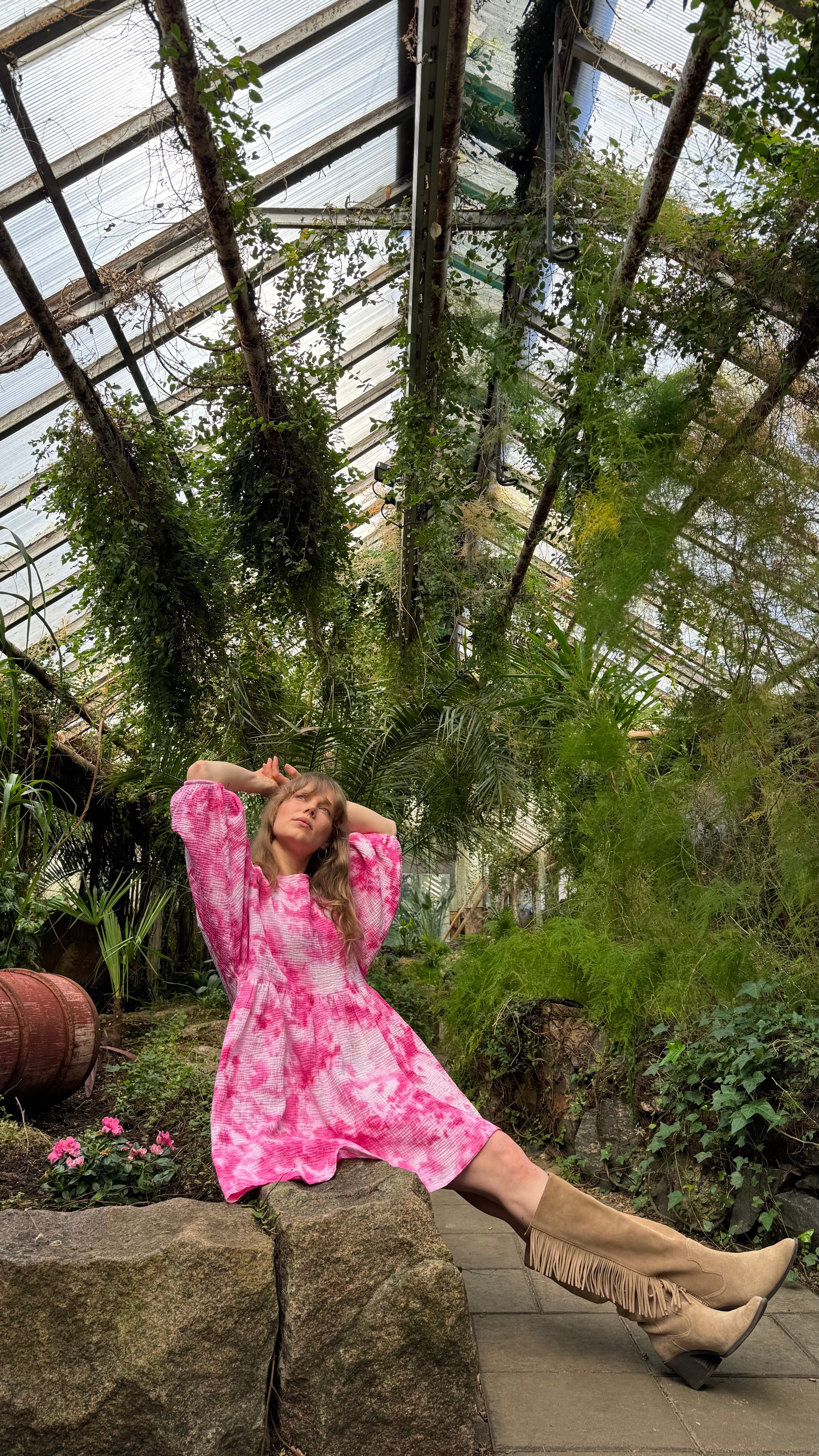 Hanimaa aurora mekko pinkki