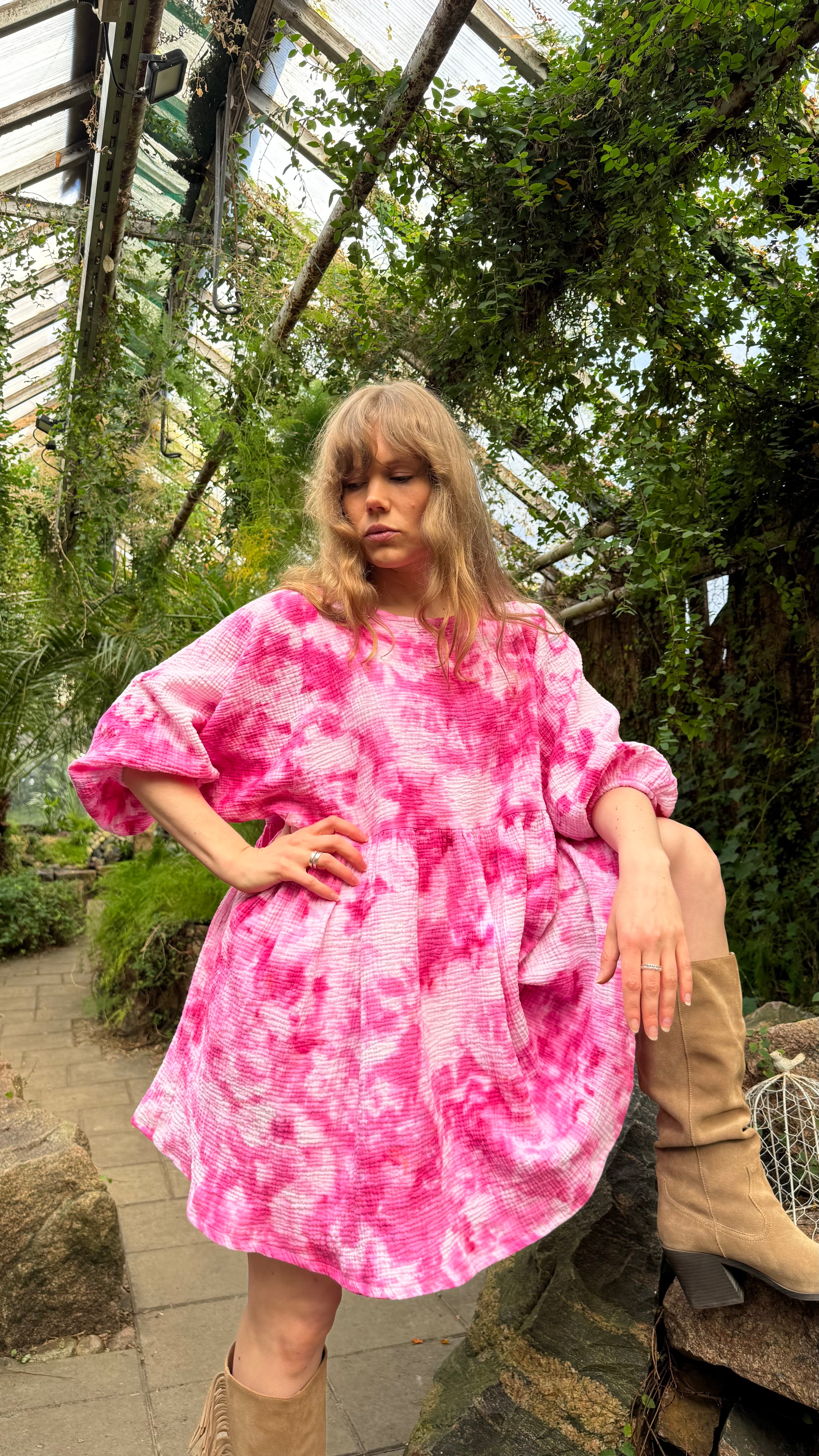 Hanimaa aurora mekko pinkki