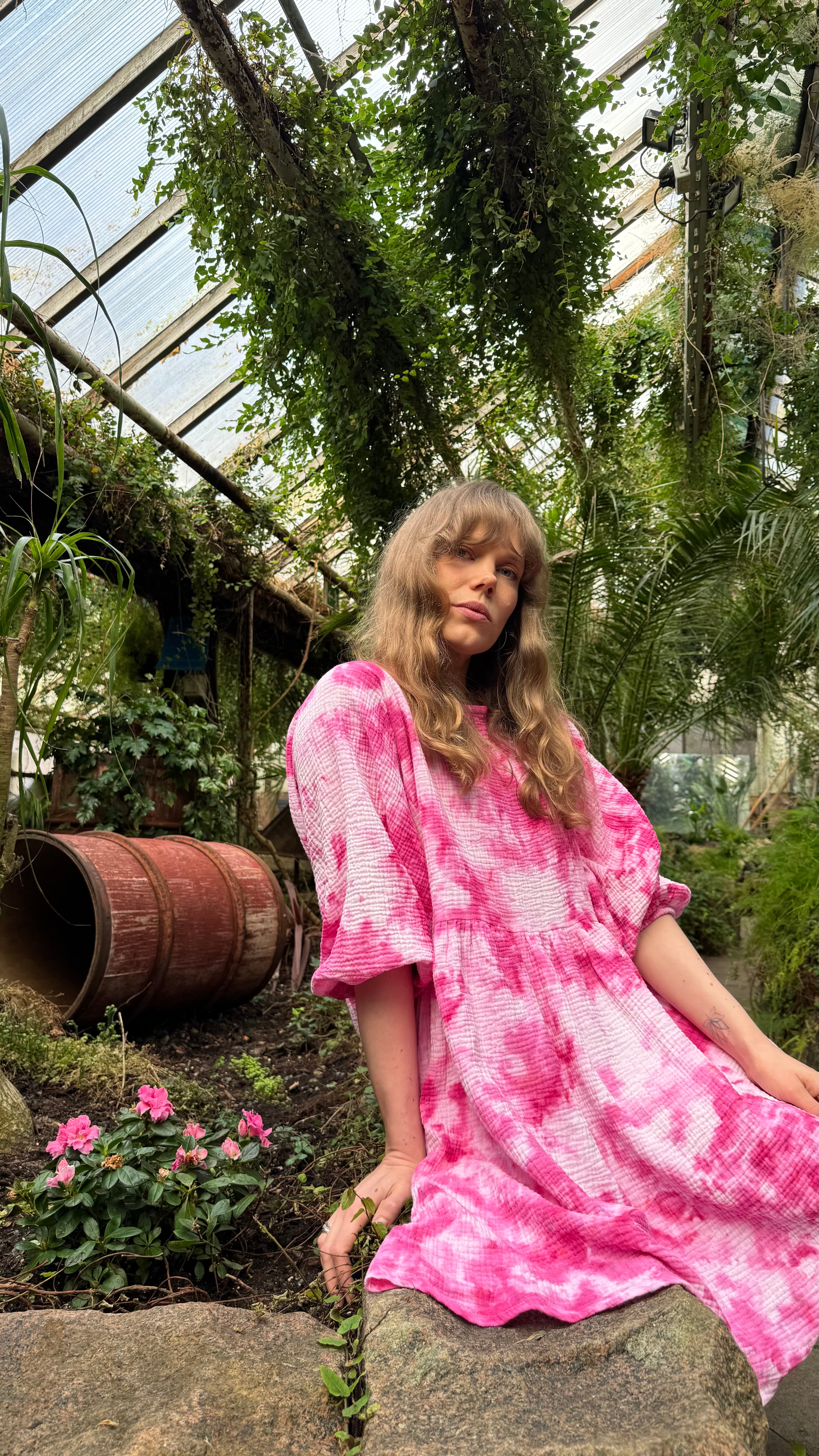 Hanimaa aurora mekko pinkki