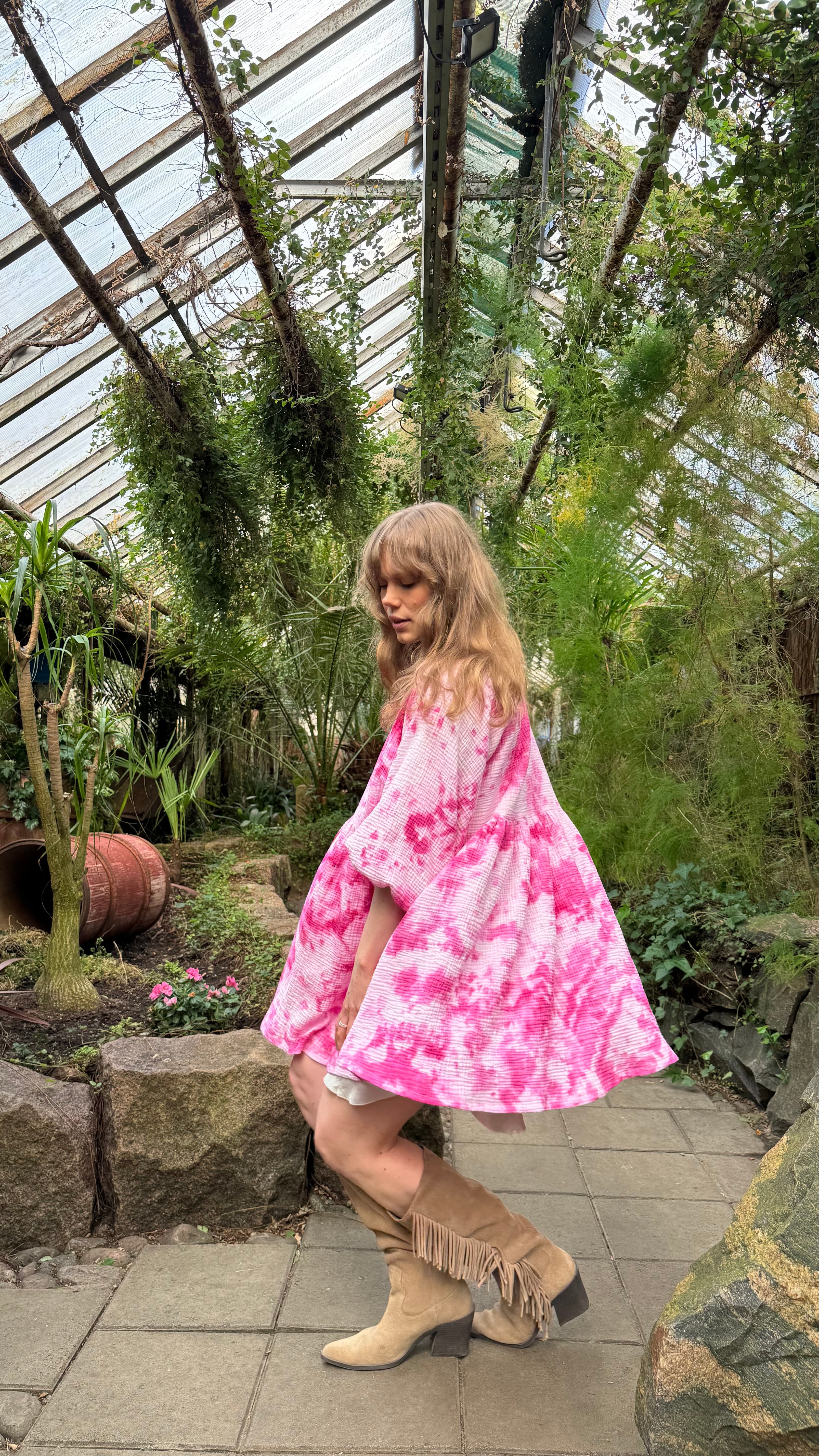 Hanimaa aurora mekko pinkki