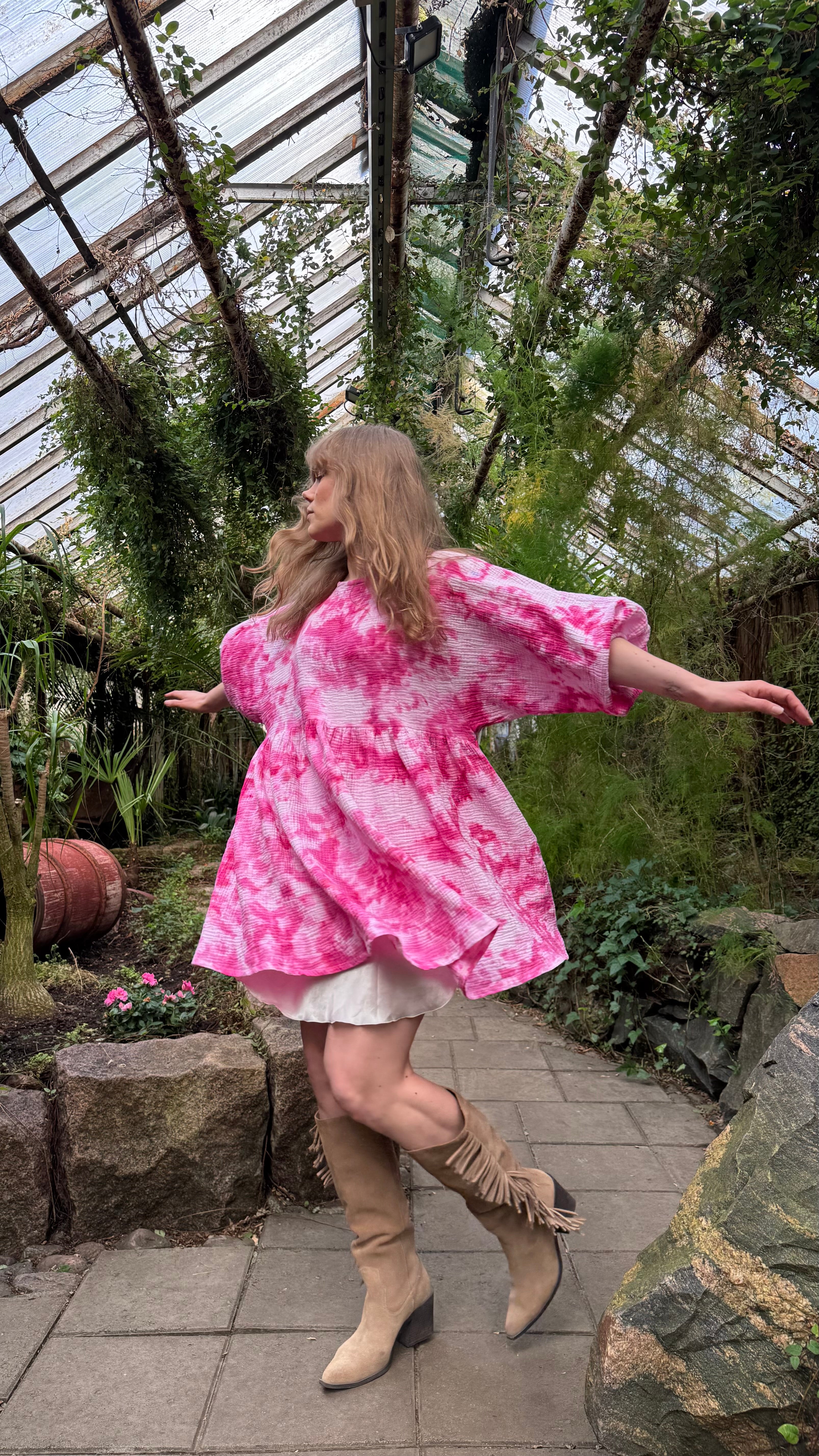 Hanimaa aurora mekko pinkki