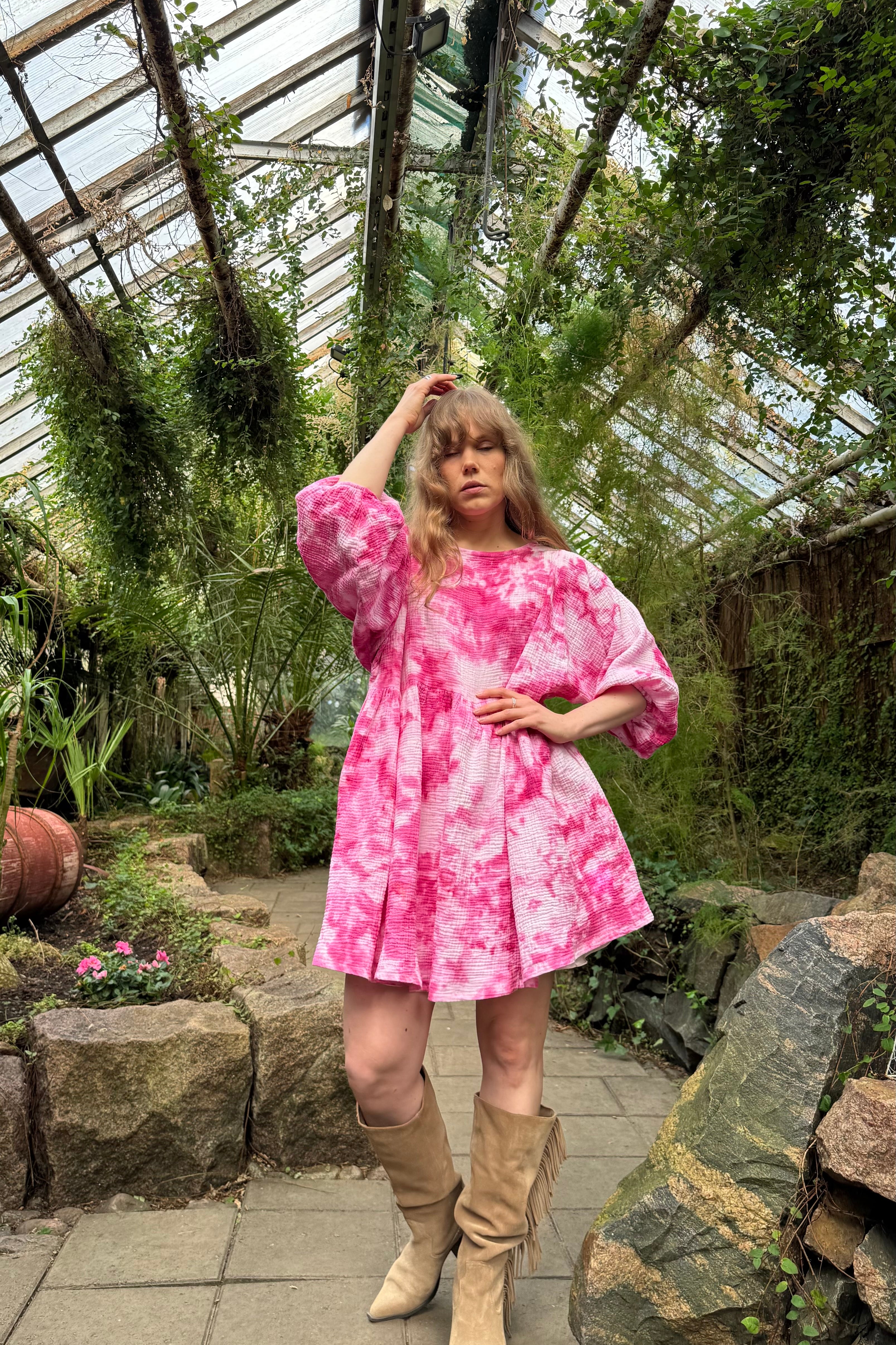 Hanimaa aurora mekko pinkki