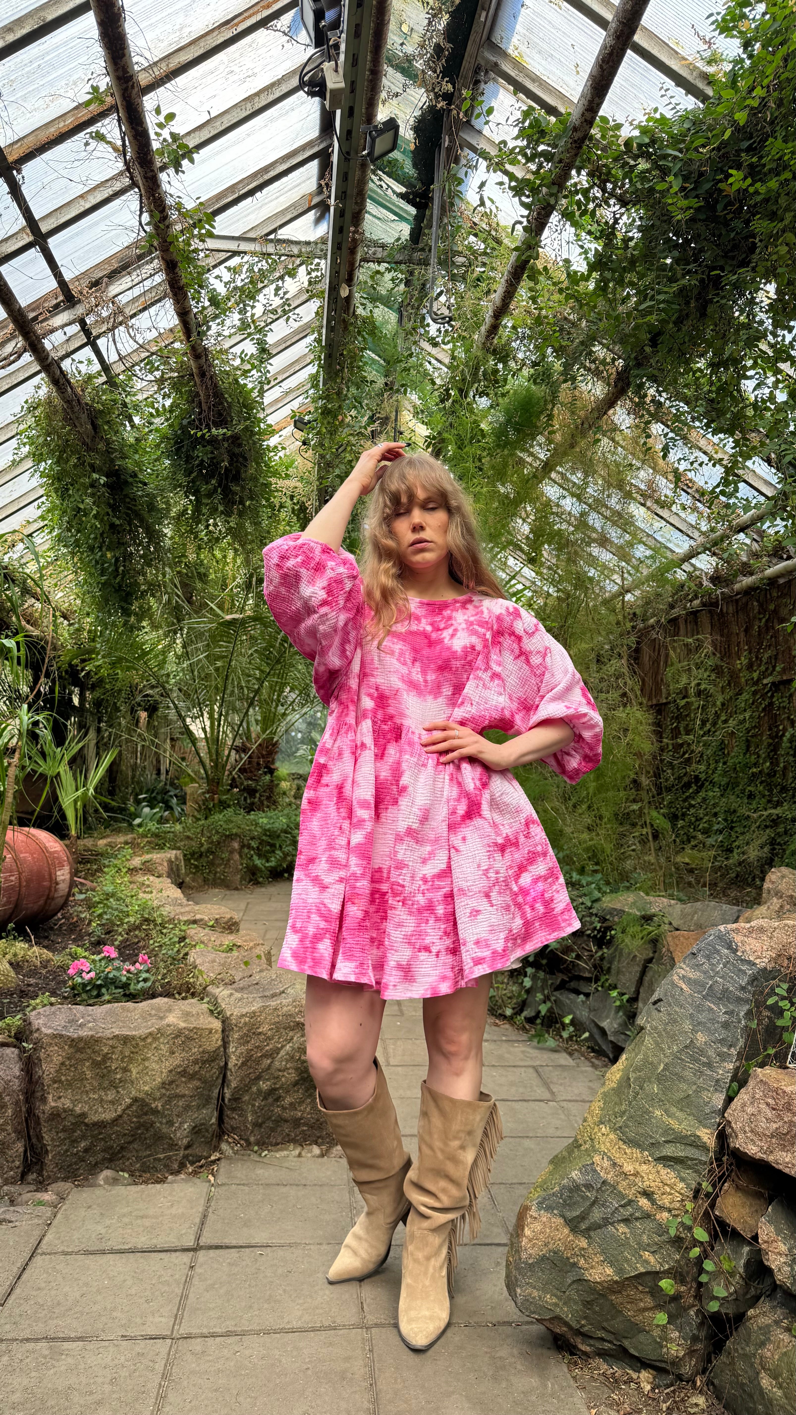 Hanimaa aurora mekko pinkki
