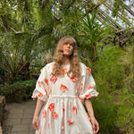 Hanimaa denim farkkumekko valkoinen