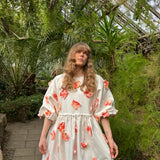 Hanimaa denim farkkumekko valkoinen