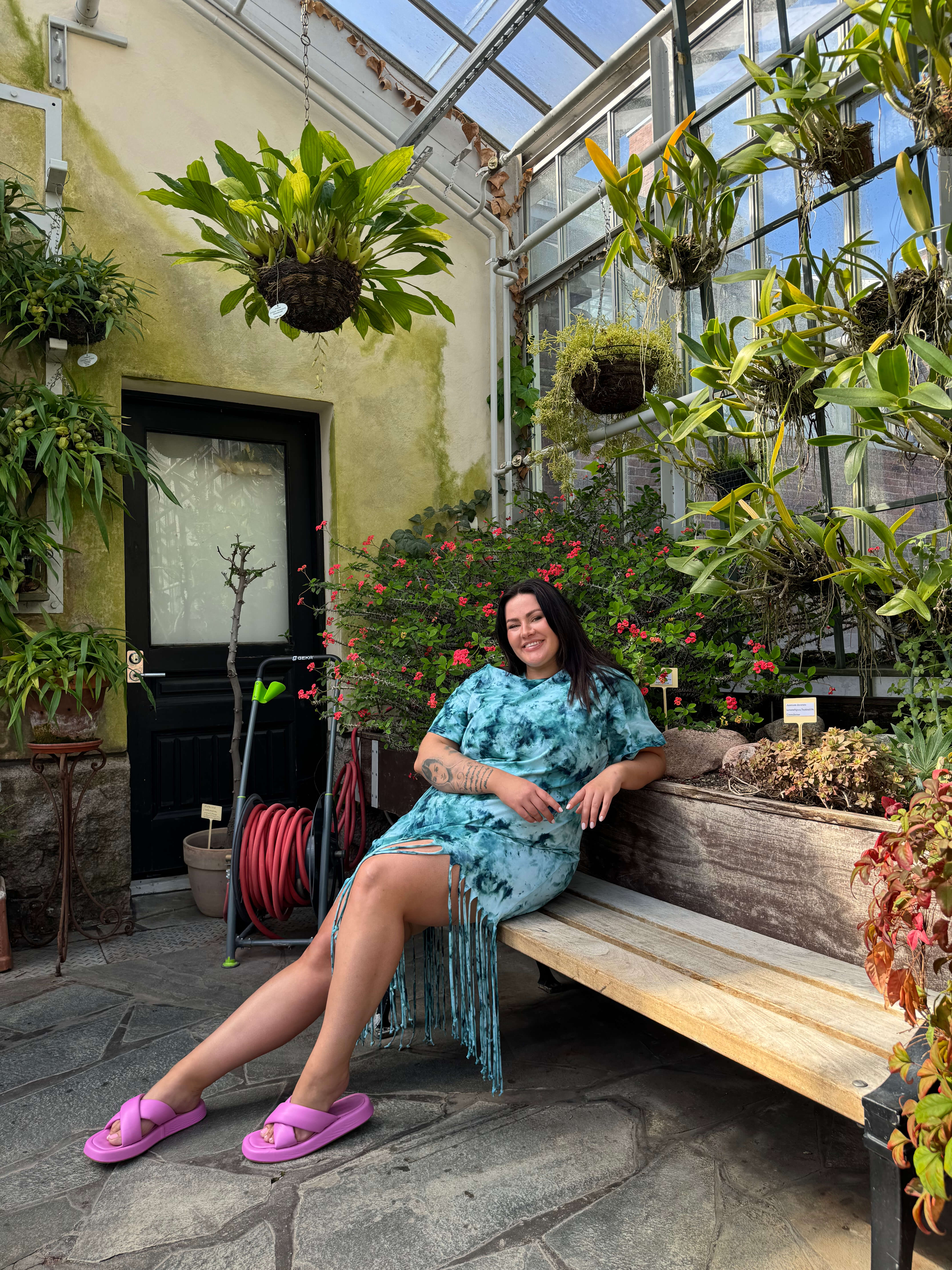 Hanimaa hapsumekko trikoomekko turkoosi